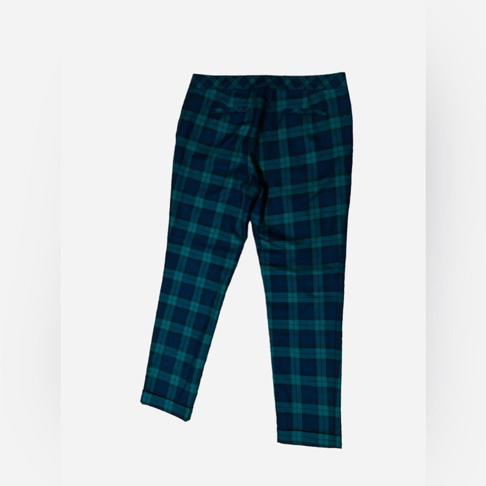 Brooks Brothers Red Fleece 100% Wool Blue and Green Checkered Pants Size 8 - Picture 8 of 12